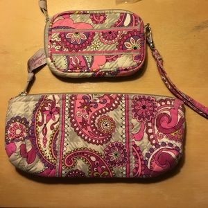Vera Bradley cosmetic bag/wristlet